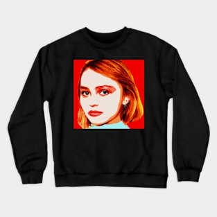 lily rose depp Crewneck Sweatshirt